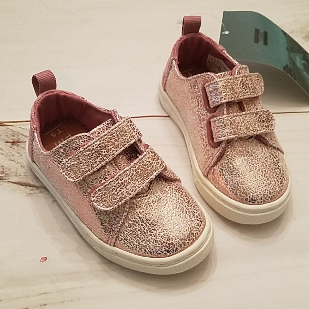 NWT Tom's Lenny Lavendar Toddler Shoes